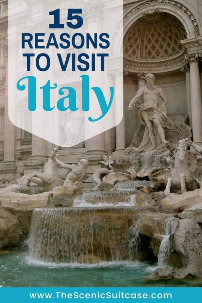 Thinking of taking that dream vacation to Italy? Make sure not to miss these incredible sights when you travel over to the land of pasta and wine! And for more travel tips and wanderlust inspiration follow The Scenic Suitcase on Pinterest!