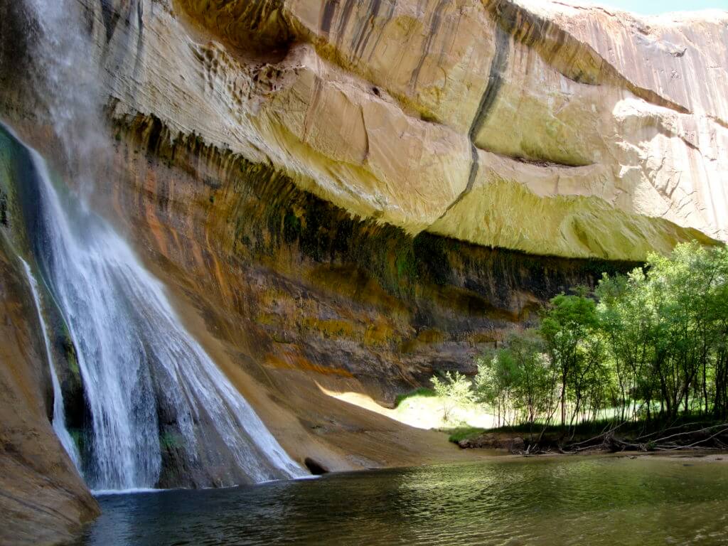 Lower Calf Creek Falls. The red rocks and desert flowers of the American Southwest set the scene for road trip you'll never forget. Here are some locales you really shouldn't miss. And for more travel tips and wanderlust inspiration follow The Scenic Suitcase on Pinterest!