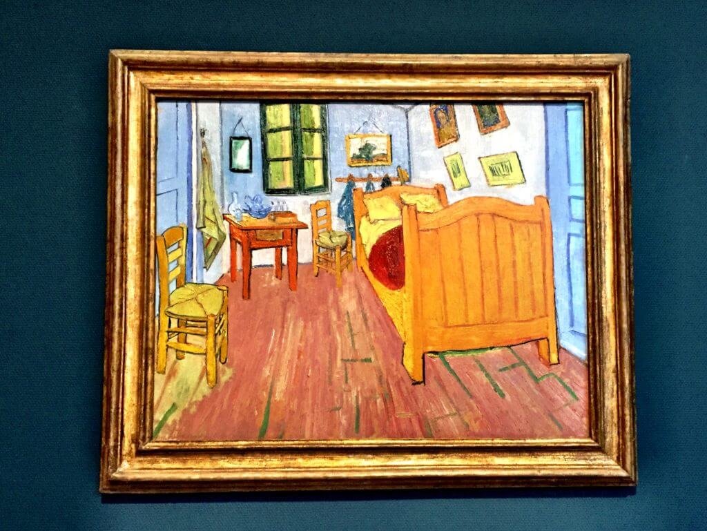 Van Gogh bedroom painting. Discover 13 picture perfect reasons to visit Amsterdam, the Netherlands. Want even more wanderlust inspiration? Follow The Scenic Suitcase on Pinterest!
