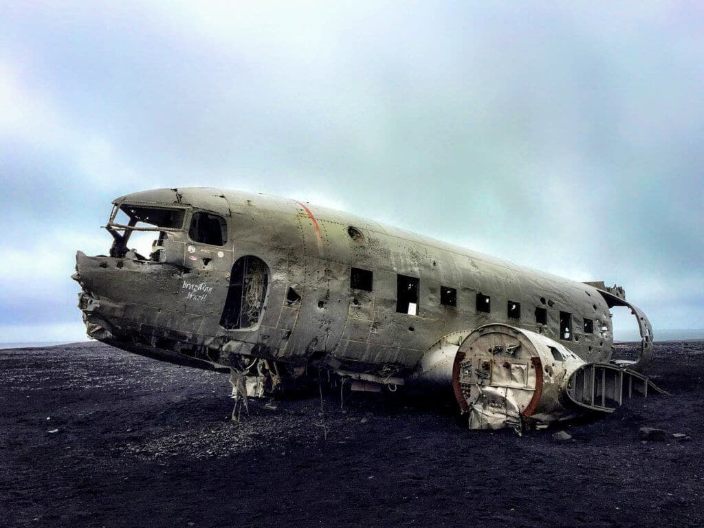 The plane wreck on Solheimasandur black sand beach. Discover picture perfect reasons to visit Iceland. Find out why it's become such a popular travel destination, and what you shouldn't miss when you're there! And for more travel tips and wanderlust inspiration follow The Scenic Suitcase on Pinterest!