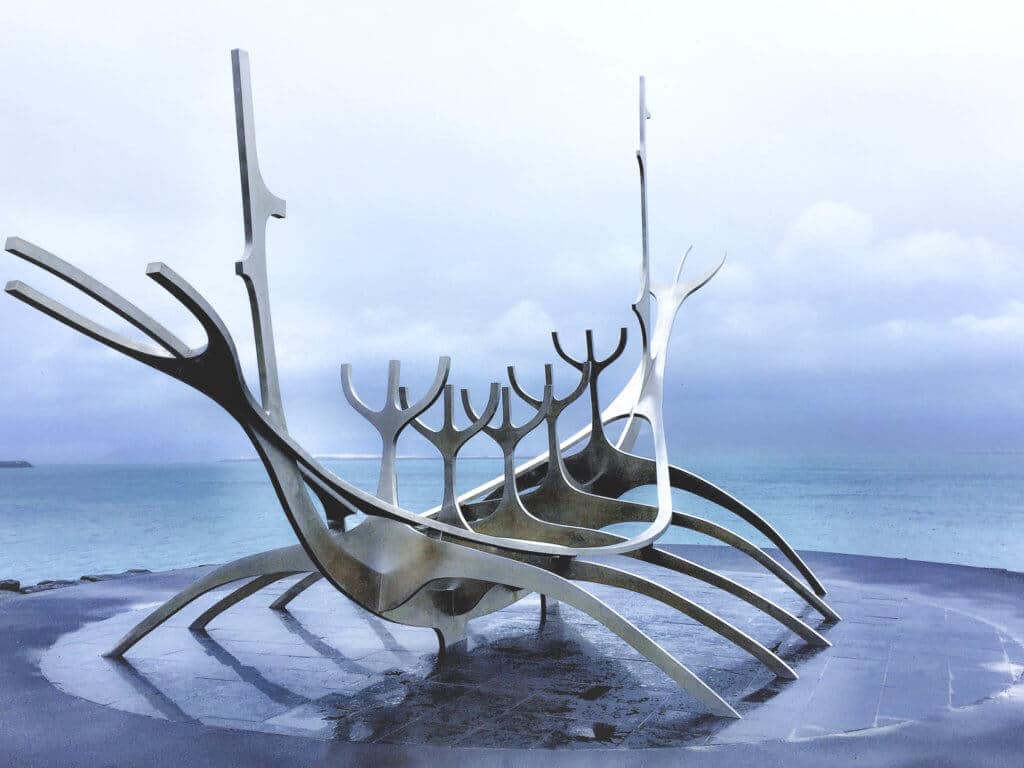 The Sun Voyager scuplture in Reykjavik. Discover picture perfect reasons to visit Iceland. Find out why it's become such a popular travel destination, and what you shouldn't miss when you're there! And for more travel tips and wanderlust inspiration follow The Scenic Suitcase on Pinterest!