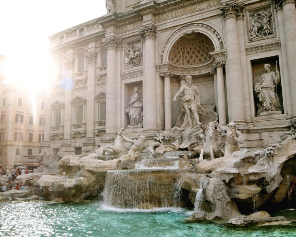Trevi Fountain in Rome. Discover 15 picture perfect reasons to visit Italy. And for more travel tips and wanderlust inspiration follow The Scenic Suitcase on Pinterest!