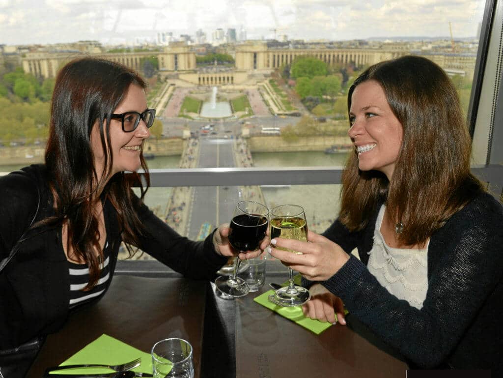 Lunch with a view at 58 Tour Eiffel. Discover the best restaurants in Paris! From lunch at the Eiffel Tower to the best ice cream in the world, these are the places you absolutely can't miss. And for more travel tips and wanderlust inspiration follow The Scenic Suitcase on Pinterest!