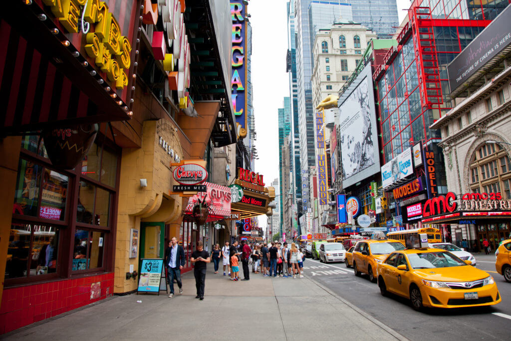 Taxi cabs and bright neon signs. Discover 30 picture perfect reasons to visit New York City. And for more travel tips and wanderlust inspiration follow The Scenic Suitcase on Pinterest!