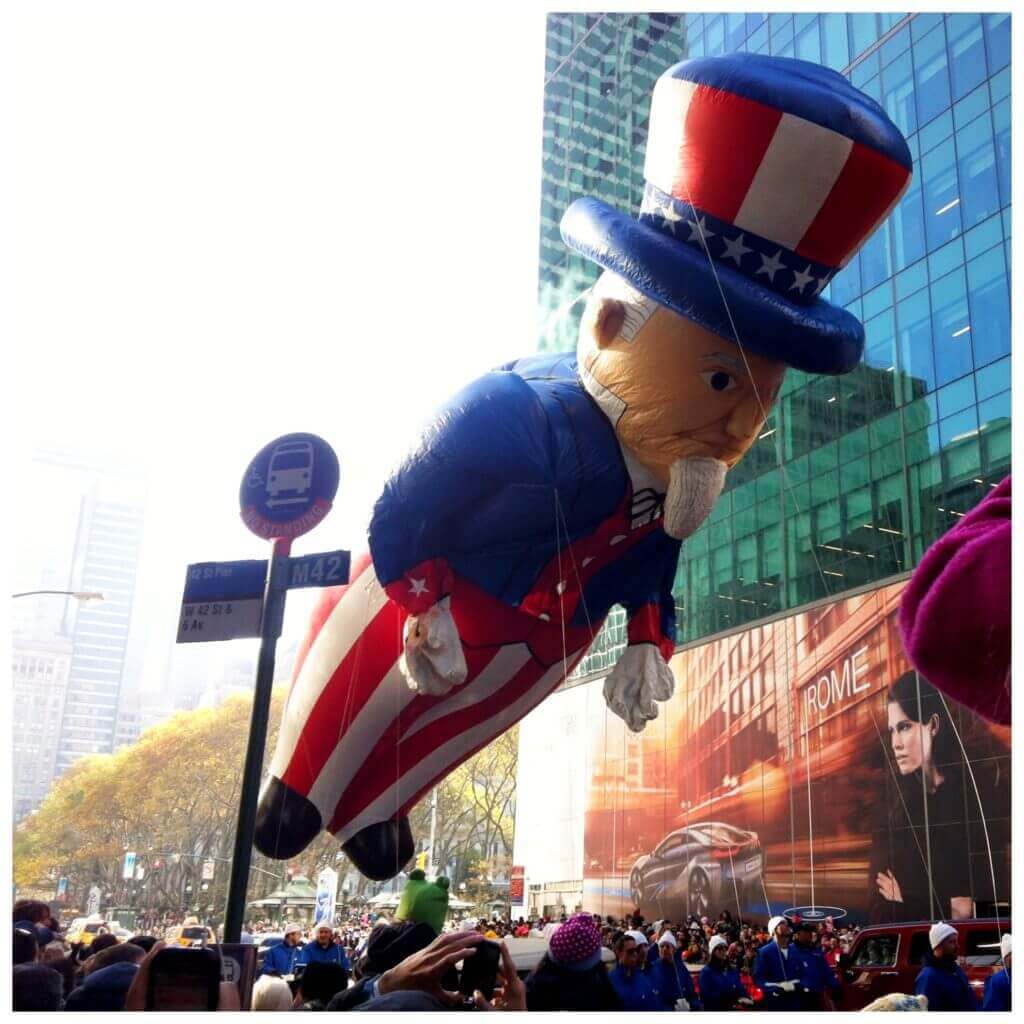 A Macy's Thanksgiving Day Parade float. Discover 30 picture perfect reasons to visit New York City. And for more travel tips and wanderlust inspiration follow The Scenic Suitcase on Pinterest!