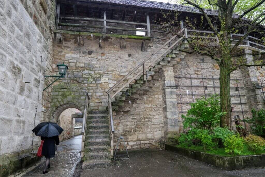The wall surrounding Rothenburg ob der Tauber. Discover 20 picture perfect reasons to visit Germany. Want even more wanderlust inspiration? Follow The Scenic Suitcase on Pinterest!