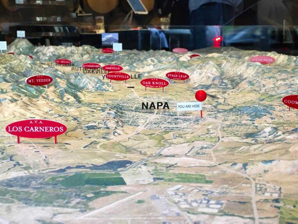 A map of Napa Valley. Discover 15 picture perfect reasons to visit Napa, California - one of the most famous wine regions in the world. And for more travel tips and wanderlust inspiration follow The Scenic Suitcase on Pinterest!