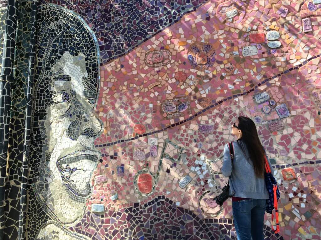 Mosaic artwork. San Francisco is a gem among California's coastal cities. Discover 15 picture perfect reasons why you should plan a trip to the City by the Bay. For more travel tips and wanderlust inspiration follow The Scenic Suitcase on Pinterest!