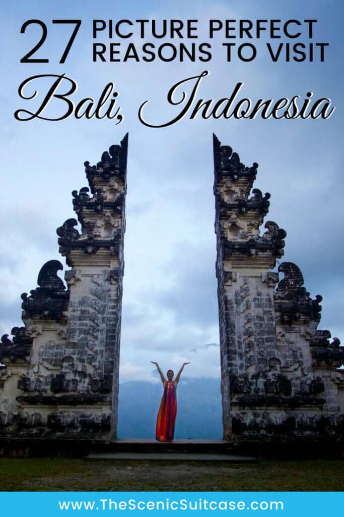 Discover 27 picture perfect things to see in Bali, Indonesia. And for more travel tips and wanderlust inspiration, follow The Scenic Suitcase on Pinterest!