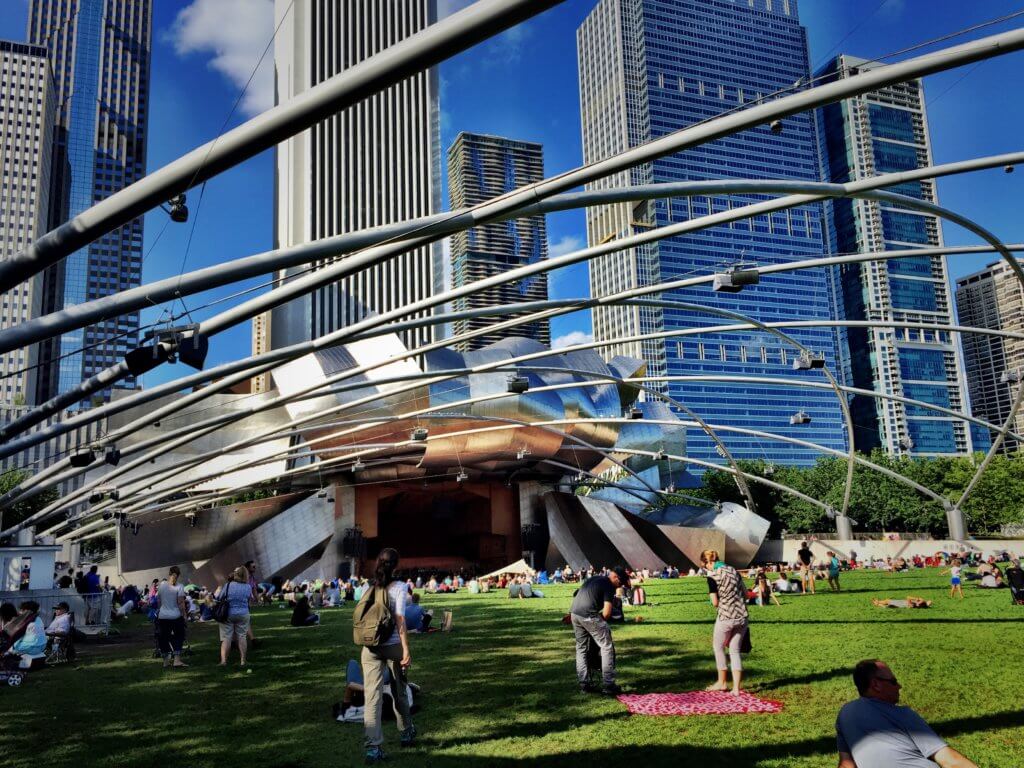 Jay Pritzker Pavillion. Discover 12 picture perfect reasons to visit Chicago, Illinois. For more travel tips and wanderlust inspiration follow The Scenic Suitcase on Pinterest!