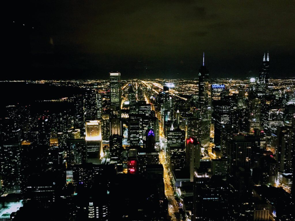 The Windy City's skyline at night. Discover 12 picture perfect reasons to visit Chicago, Illinois. For more travel tips and wanderlust inspiration follow The Scenic Suitcase on Pinterest!