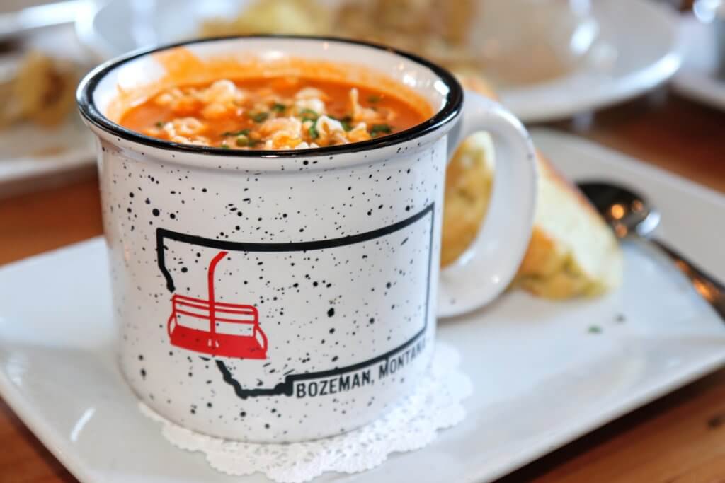 Cream of tomato soup at The Red Chair. Discover 22 picture perfect reasons to visit Bozeman, Montana. And for more travel tips and wanderlust inspiration follow The Scenic Suitcase on Pinterest!