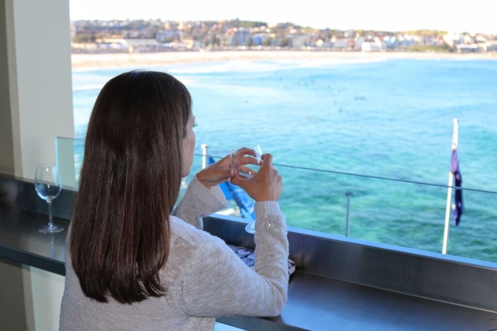 Sipping wine at Icebergs Club. Discover 25 picture perfect reasons to visit Sydney, Australia. And for more travel tips and wanderlust inspiration follow The Scenic Suitcase on Pinterest!