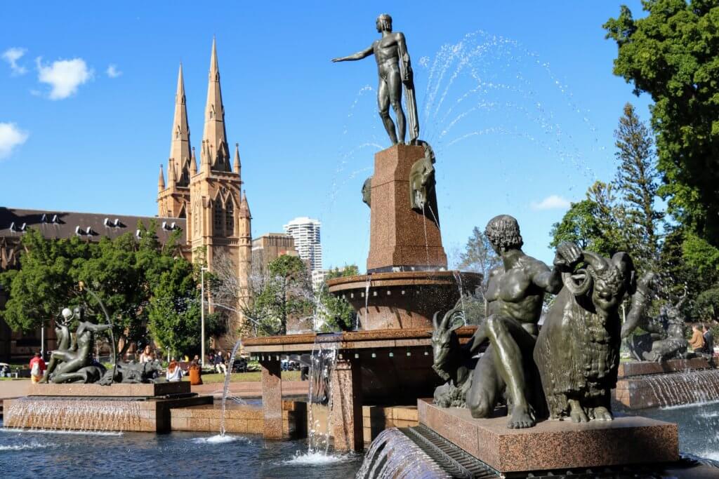 The Archibald Fountain. Discover 25 picture perfect reasons to visit Sydney, Australia. And for more travel tips and wanderlust inspiration follow The Scenic Suitcase on Pinterest!
