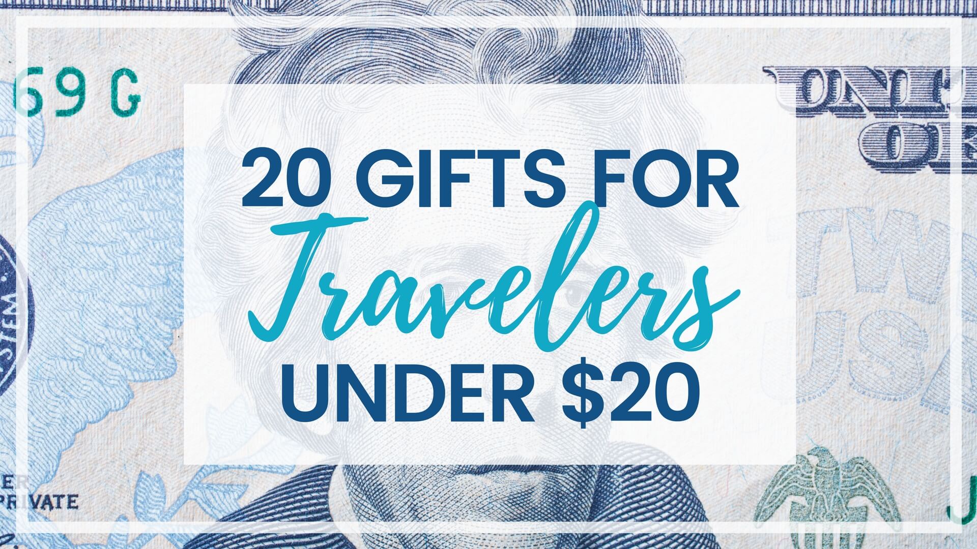 Discover 20 gifts for travelers under $20! The best bargains, stocking stuffers, and special keepsakes for those with a serious case of wanderlust.
