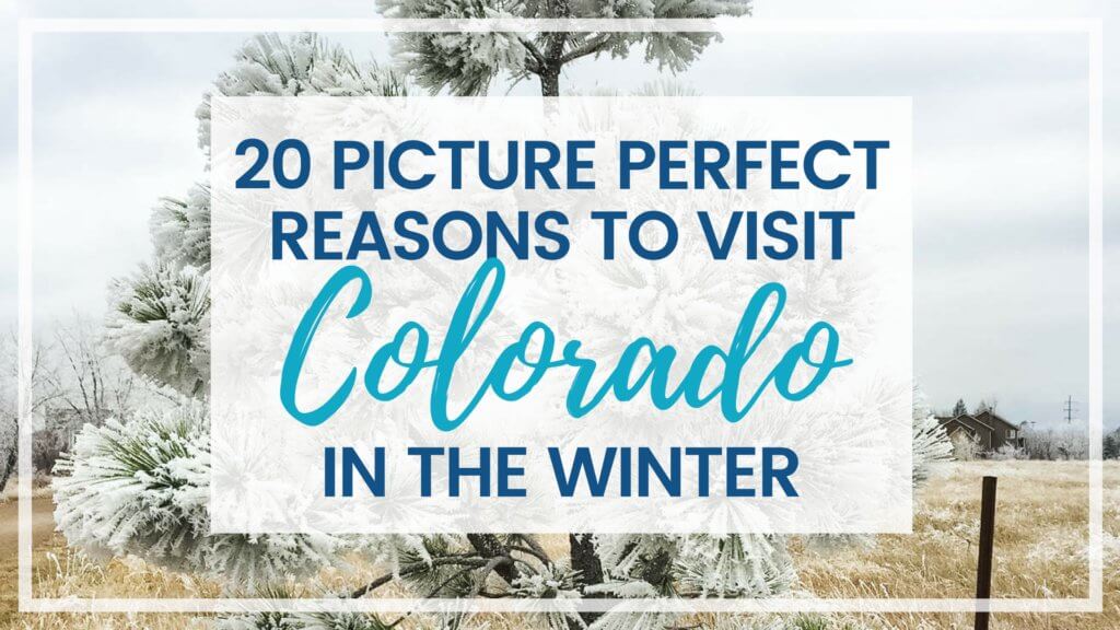 Discover 20 picture perfect reasons to visit Colorado in winter. And for more travel tips and wanderlust inspiration follow The Scenic Suitcase on Pinterest!