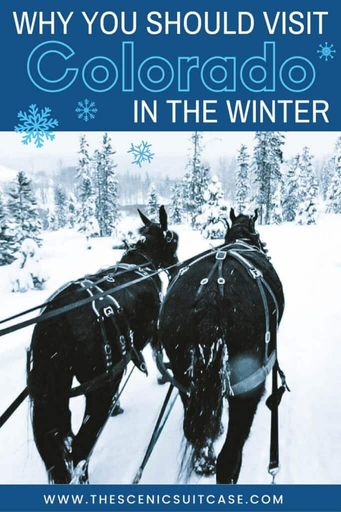 Discover 20 picture perfect reasons to visit Colorado in winter. And for more travel tips and wanderlust inspiration follow The Scenic Suitcase on Pinterest!