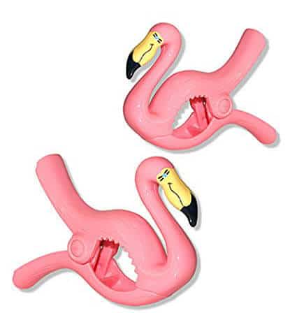 Flamingo beach towel clips. Discover 20 gifts for travelers under $20! The best bargains, stocking stuffers, and special keepsakes for those with a serious case of wanderlust.