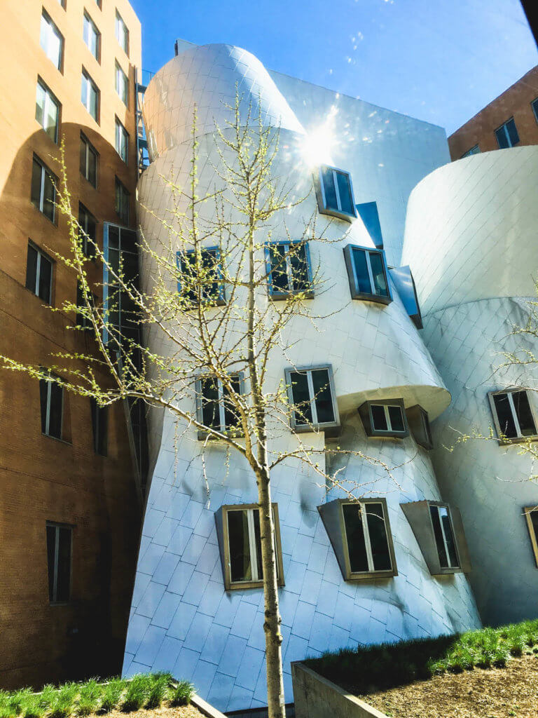 The Cambridge Stata Center designed by Frank Gehry reflecting a deconstructivist design. Discover the picture perfect reasons to visit Boston, Massachusetts. From historic landmarks to local favorites, this is what you shouldn't miss on your trip to Beantown. And for more wanderlust inspiration and travel tips follow The Scenic Suitcase on Pinterest!