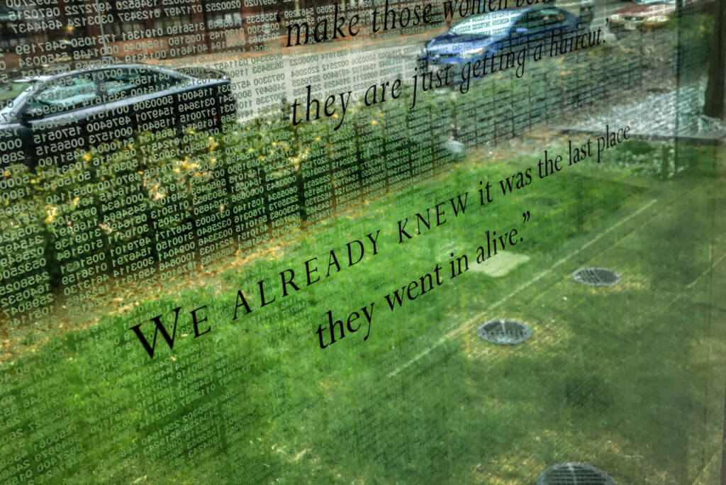A quote on the glass of the Holocaust Memorial. Discover the picture perfect reasons to visit Boston, Massachusetts. From historic landmarks to local favorites, this is what you shouldn't miss on your trip to Beantown. And for more wanderlust inspiration and travel tips follow The Scenic Suitcase on Pinterest!