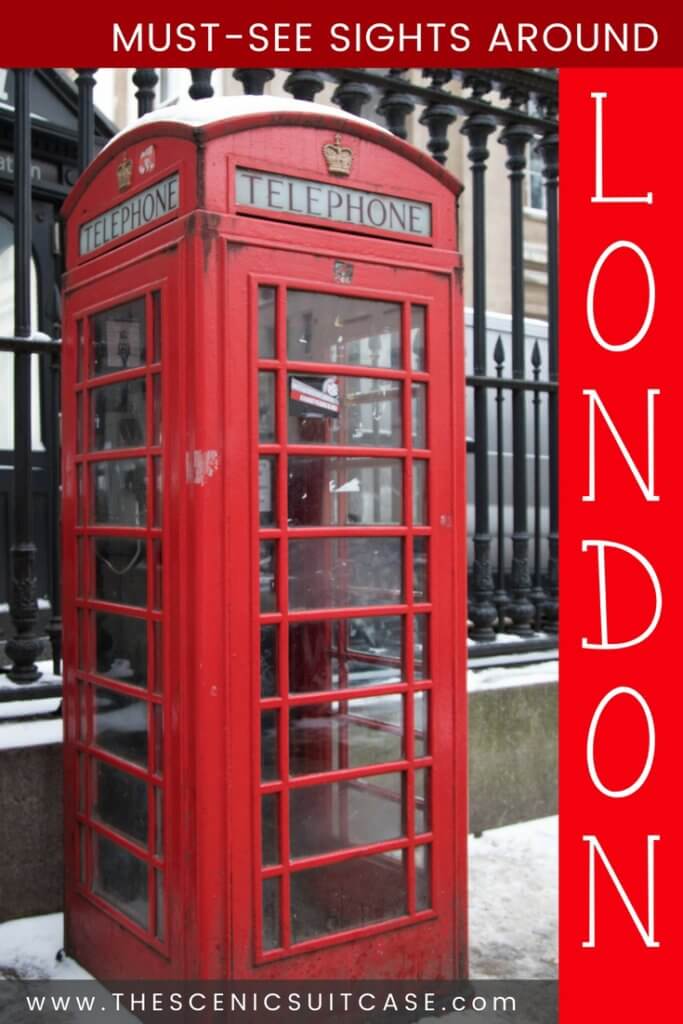 There are countless reasons to visit London. With captivating museums, enticing architecture, and a myriad of activities it's hard to know what to see first. Here are a few things you shouldn't miss. And for more travel tips and wanderlust inspiration follow The Scenic Suitcase on Pinterest!