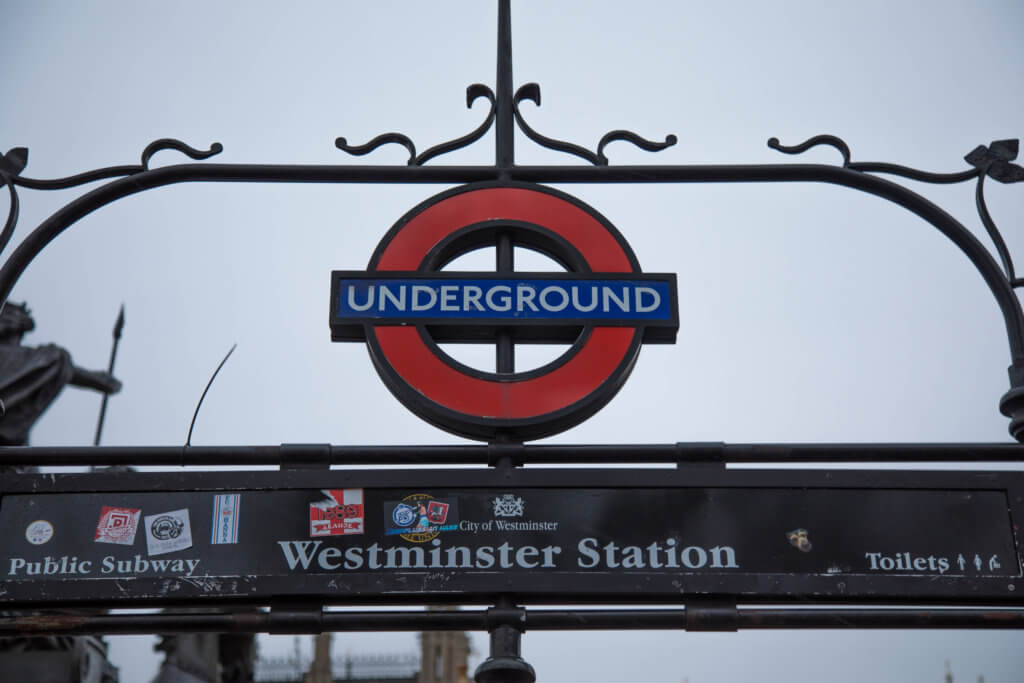 The London Underground logo at Westminster Station. There are countless reasons to visit London. With captivating museums, enticing architecture, and a myriad of activities it's hard to know what to see first. Here are a few things you shouldn't miss. And for more travel tips and wanderlust inspiration follow The Scenic Suitcase on Pinterest!