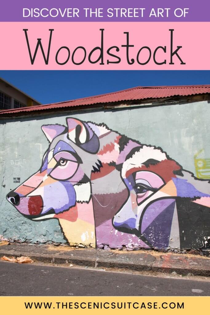 Discover the unique street art of Woodstock in South Africa. Find out the history behind this eclectic district and why it's a must on any visit to Cape Town! And for more travel tips and wanderlust inspiration follow The Scenic Suitcase on Pinterest!