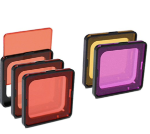 Red filters for GoPro. Find all the essential travel photography gear for any shutterbug with a serious case of wanderlust in this travel photography gift guide. Everything you could possibly need to take your photos to the next level! And for more travel tips follow The Scenic Suitcase on Pinterest!