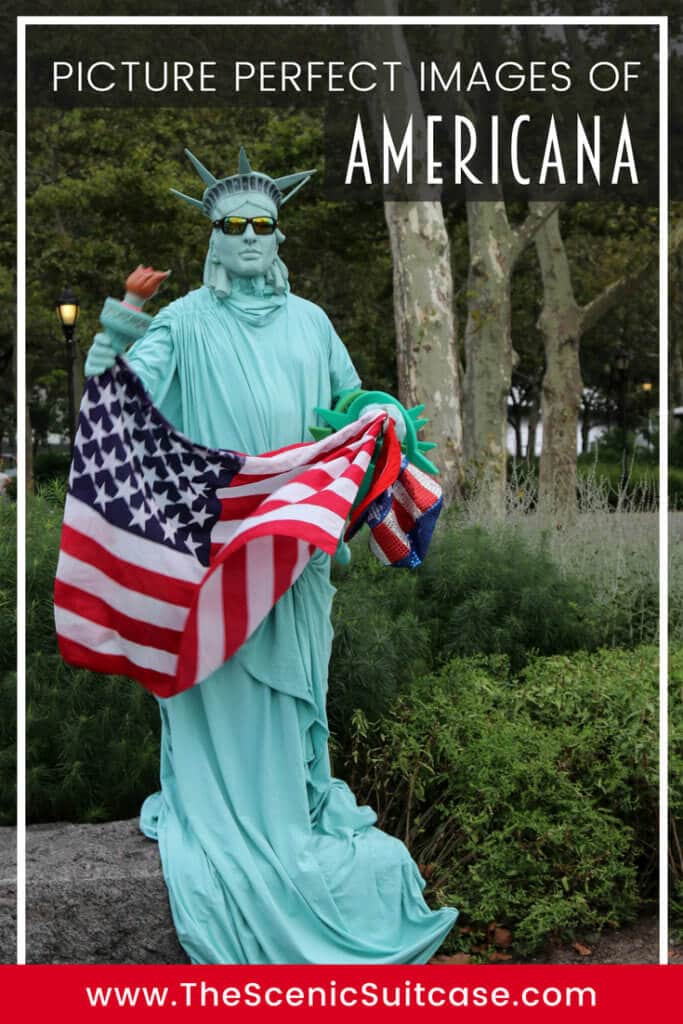 Whether it's the Statue of Liberty, Washington DC, or a quaint hometown parade, these americana images capture the essence of the good ol' U.S.A. And for more travel tips and wanderlust inspiration, follow The Scenic Suitcase on Pinterest!