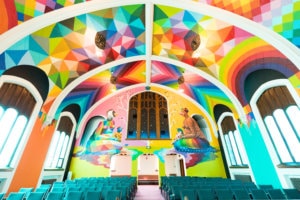 Colorful photo of the International Church of Cannabis shot using my 16-35mm wide angle lens.