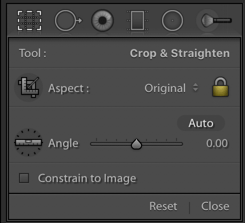 The crop tool from Lightroom's Develop dashboard. Learn how to create stunning images just like the pros! This beginner's guide to editing photos in Lightroom will show you easy tools to step up your photography game. And for more photography tips and travel inspiration, follow The Scenic Suitcase on Pinterest!