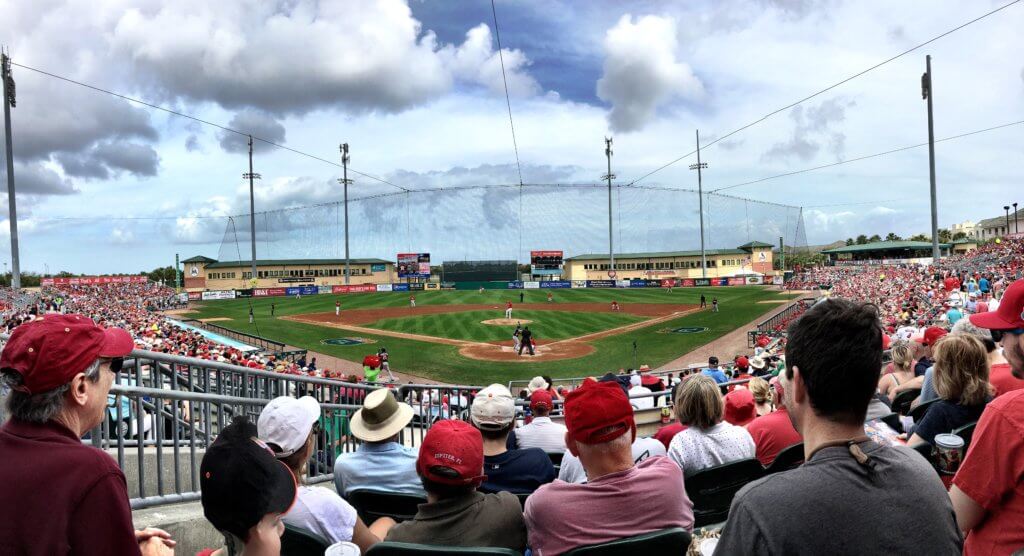 A crown watching a baseball game during spring training. Whether it's the Statue of Liberty, Washington DC, or a quaint hometown parade, these americana images capture the essence of the good ol' U.S.A. And for more travel tips and wanderlust inspiration, follow The Scenic Suitcase on Pinterest!