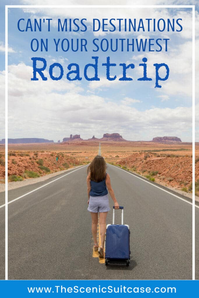 Discover some of the most beautiful places in the American Southwest. Awe-inspiring destinations and what you shouldn't miss on your next road trip! And for more travel tips and wanderlust inspiration, follow The Scenic Suitcase on Pinterest!