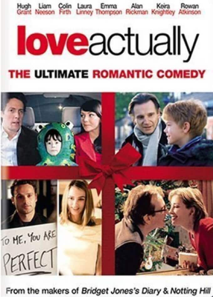 Love Actually movie cover. Discover the top 10 best wanderlust inspiring movies of all time. From recent hits to lesser known gems sure to have you reaching for your suitcase. And for more wanderlust inspiration and travel tips, follow The Scenic Suitcase on Pinterest!