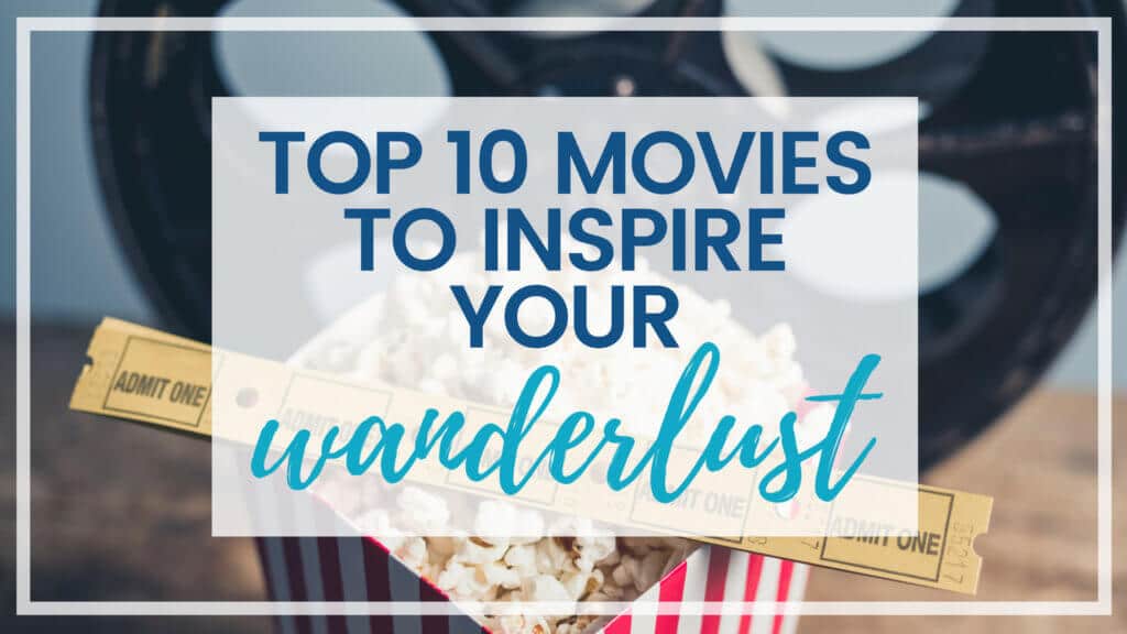 Discover the top 10 best wanderlust inspiring movies of all time. From recent hits to lesser known gems sure to have you reaching for your suitcase. And for more wanderlust inspiration and travel tips, follow The Scenic Suitcase on Pinterest!