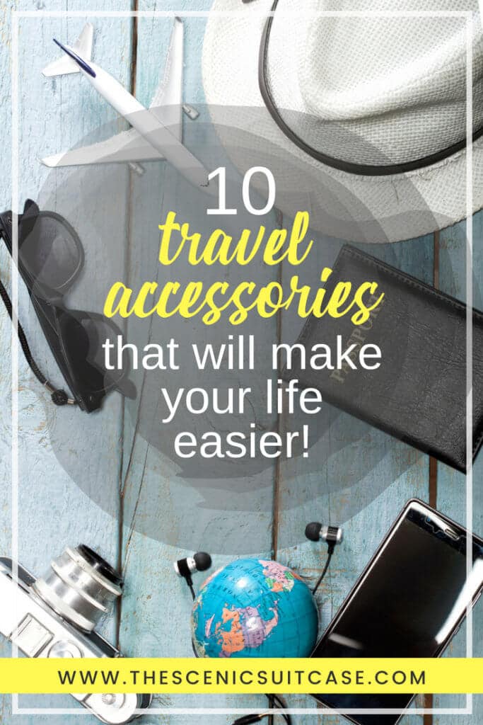 Discover the top 10 travel essentials every globetrotter needs. These helpful (and sometimes surprising) accessories will transform the way you travel! And for more travel tips and wanderlust inspiration, follow The Scenic Suitcase on Pinterest!