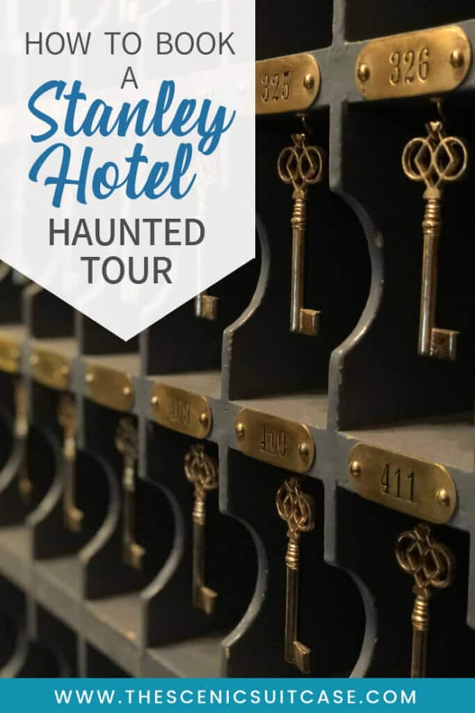 The Stanley Hotel has classic charm, an intriguing past, and otherwordly guests. Discover what it's like to meet ghosts on a Stanley Hotel haunted tour! And for more travel tips and wanderlust inspiration, follow The Scenic Suitcase on Pinterest!
