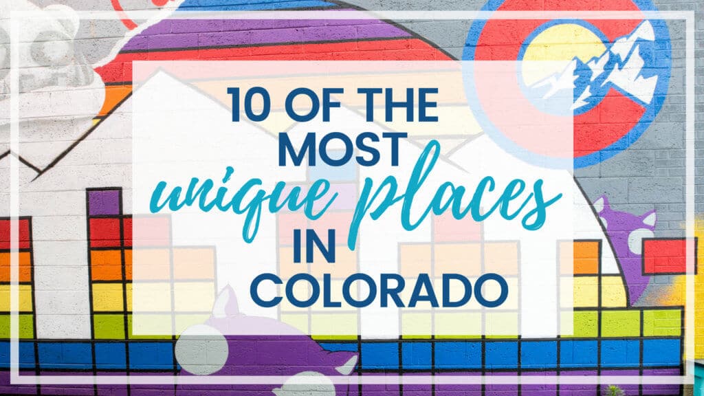 Discover the most stunning, offbeat, and unique places in Colorado. Including cliff diving dinner entertainment, haunted hotels, towering dunes, and more! And for additional travel tips and wanderlust inspiration, follow The Scenic Suitcase on Pinterest!