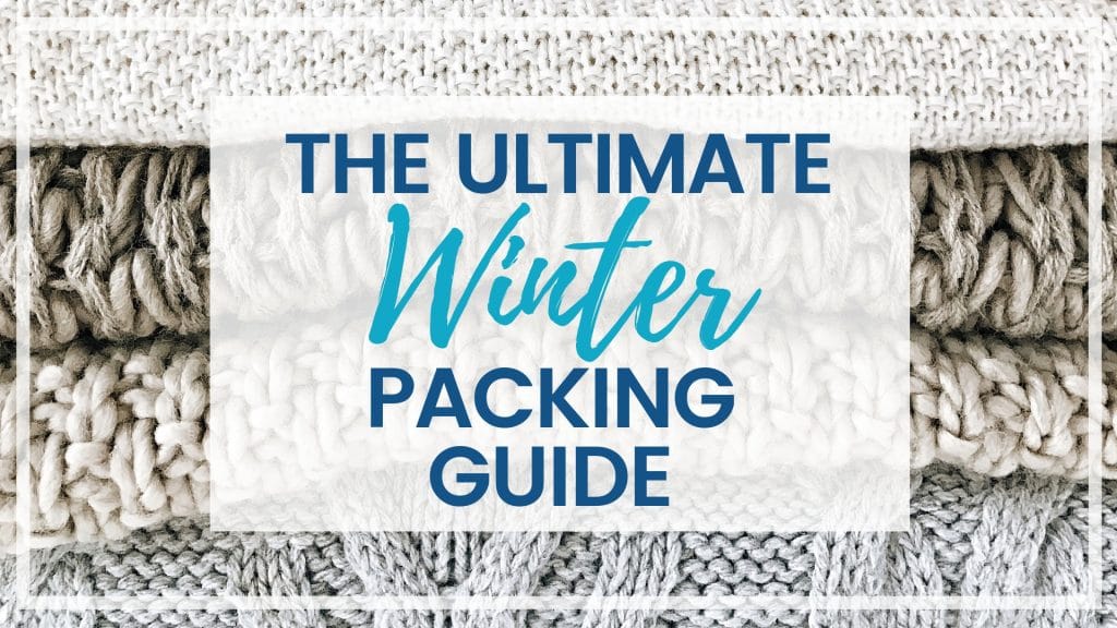 The ultimate winter packing guide with a complete list of items you need for winter travel. Everything you need to stay warm and toasty! And for more travel tips and wanderlust inspiration, follow The Scenic Suitcase on Pinterest!