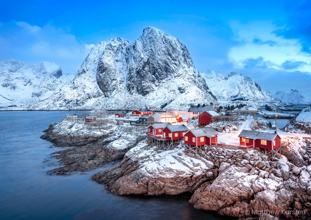 Sunrise over Lofoten, Norway by Matthew Karsten. Learn incredible tips from expert photographers and a National Geographic editor that will improve your own photos and turn them into stunning masterpieces! And for more tips, follow The Scenic Suitcase on Pinterest!