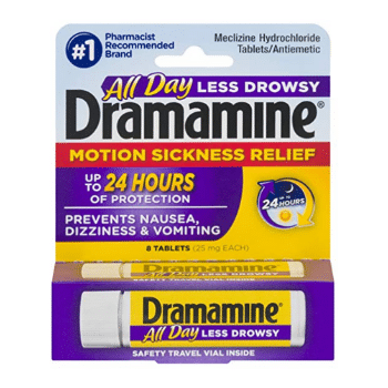 Less Drowsy Dramamine. Discover long-haul flight essentials that will make your trip a dream instead of a nightmare. Includes everything you need to enjoy your time in the air! And for more travel tips, follow The Scenic Suitcase on Pinterest!