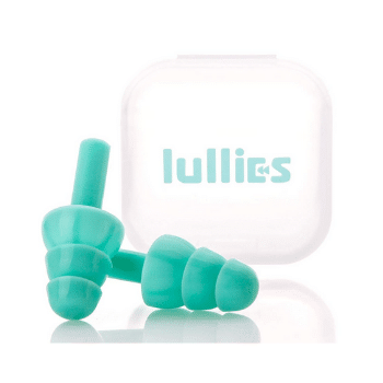 Turquoise ear plugs with case. Discover long-haul flight essentials that will make your trip a dream instead of a nightmare. Includes everything you need to enjoy your time in the air! And for more travel tips, follow The Scenic Suitcase on Pinterest!
