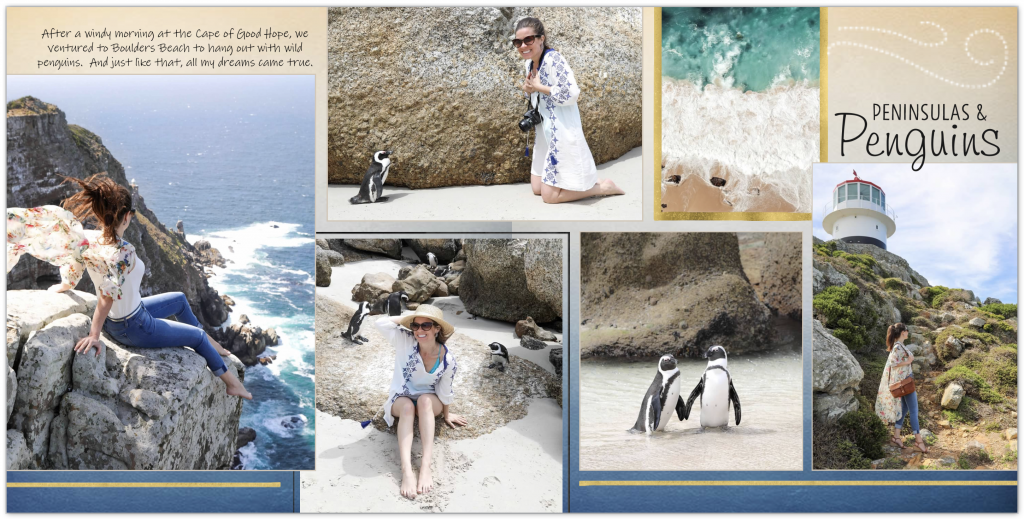 Example of pages in Shutterfly. Discover expert tips on how to create a custom photo album. Follow these step-by-step instructions to showcase your snapshots in style! And for more tips, follow The Scenic Suitcase on Pinterest! #customphotoalbum #photoalbum #photographytips