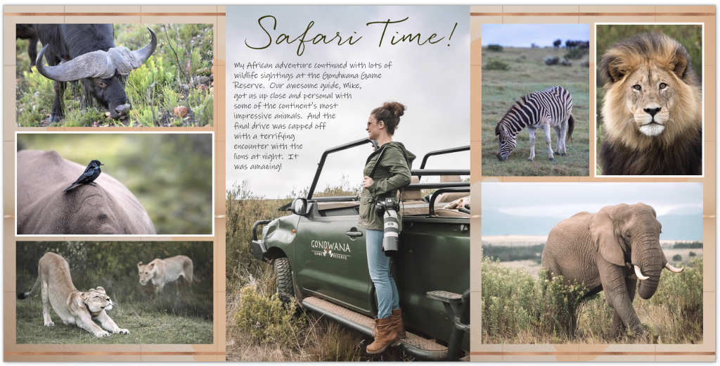 Example of pages in Shutterfly. #customphotoalbum #photoalbum #photographytips