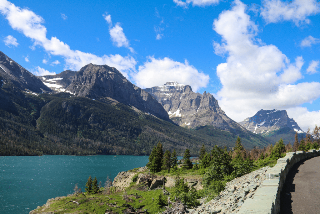 A lake in Glacier National Park.