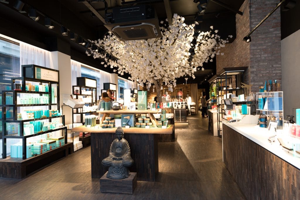 The inside of a beauty store. #GraftonStreet