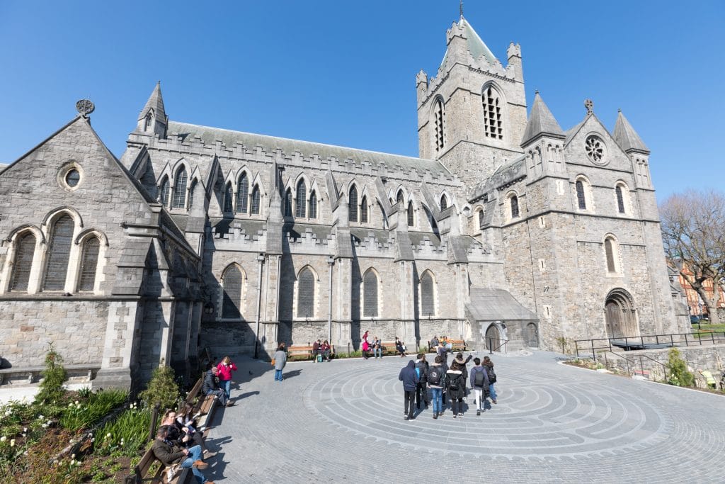 The imposing stone exterior of the Christ Church Cathedral. #ChristChurchCathedral