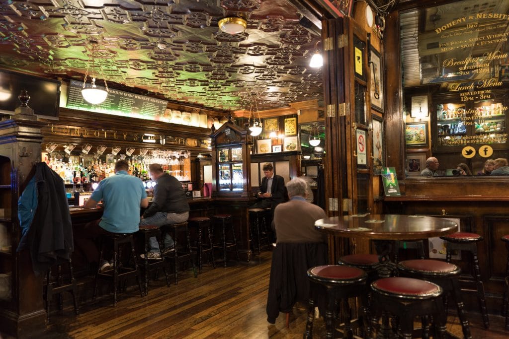 The interior of Doheny and Nesbitt. #DohenyandNesbitt