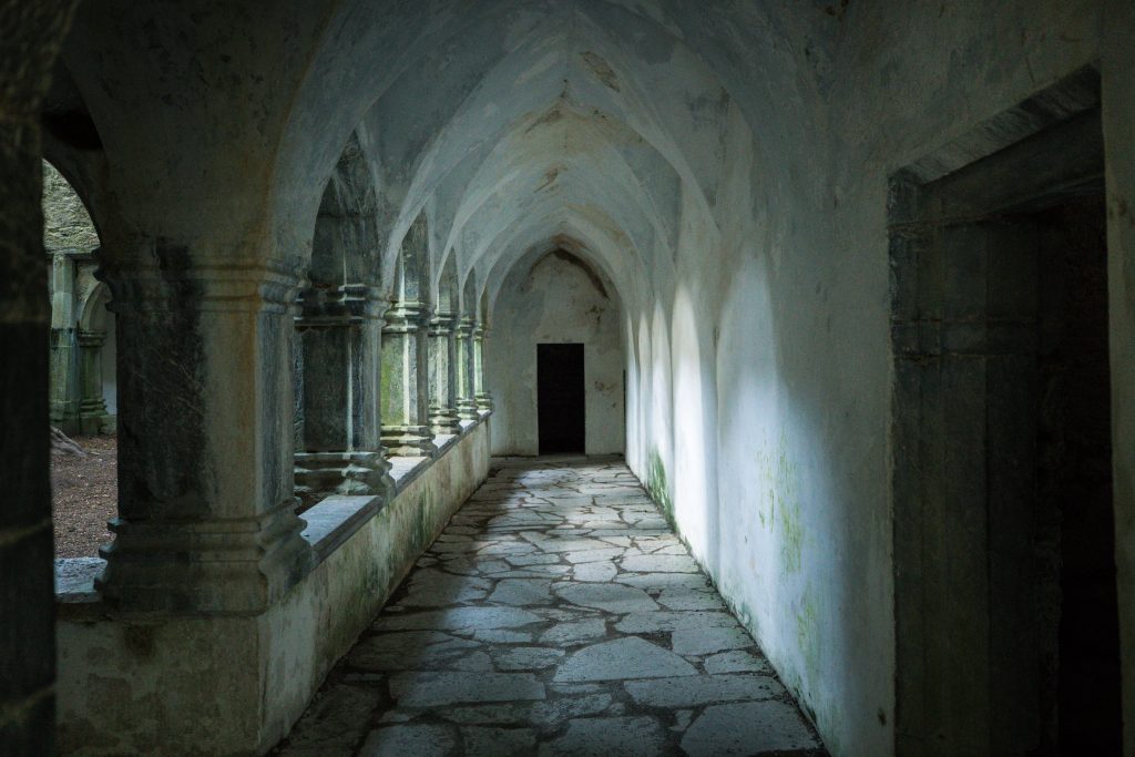 A dark cooridor in the abandon Muckross Abbey. #muckrossabbey