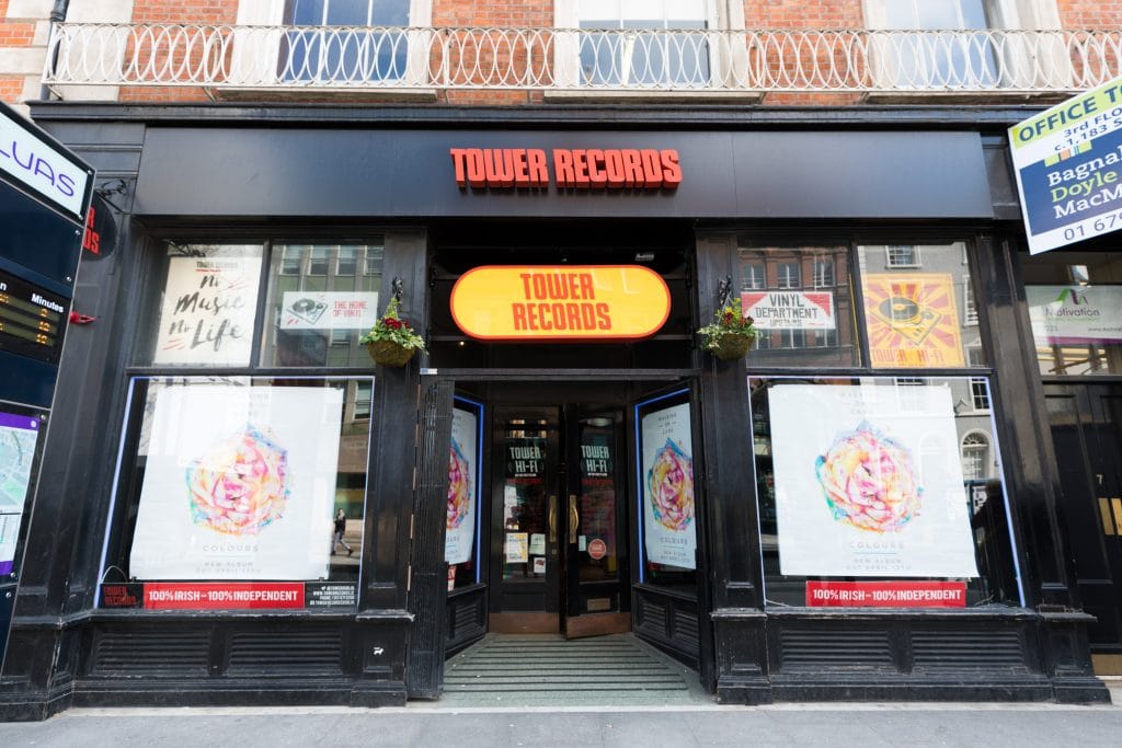 The exterior of Tower Records. #TowerRecords